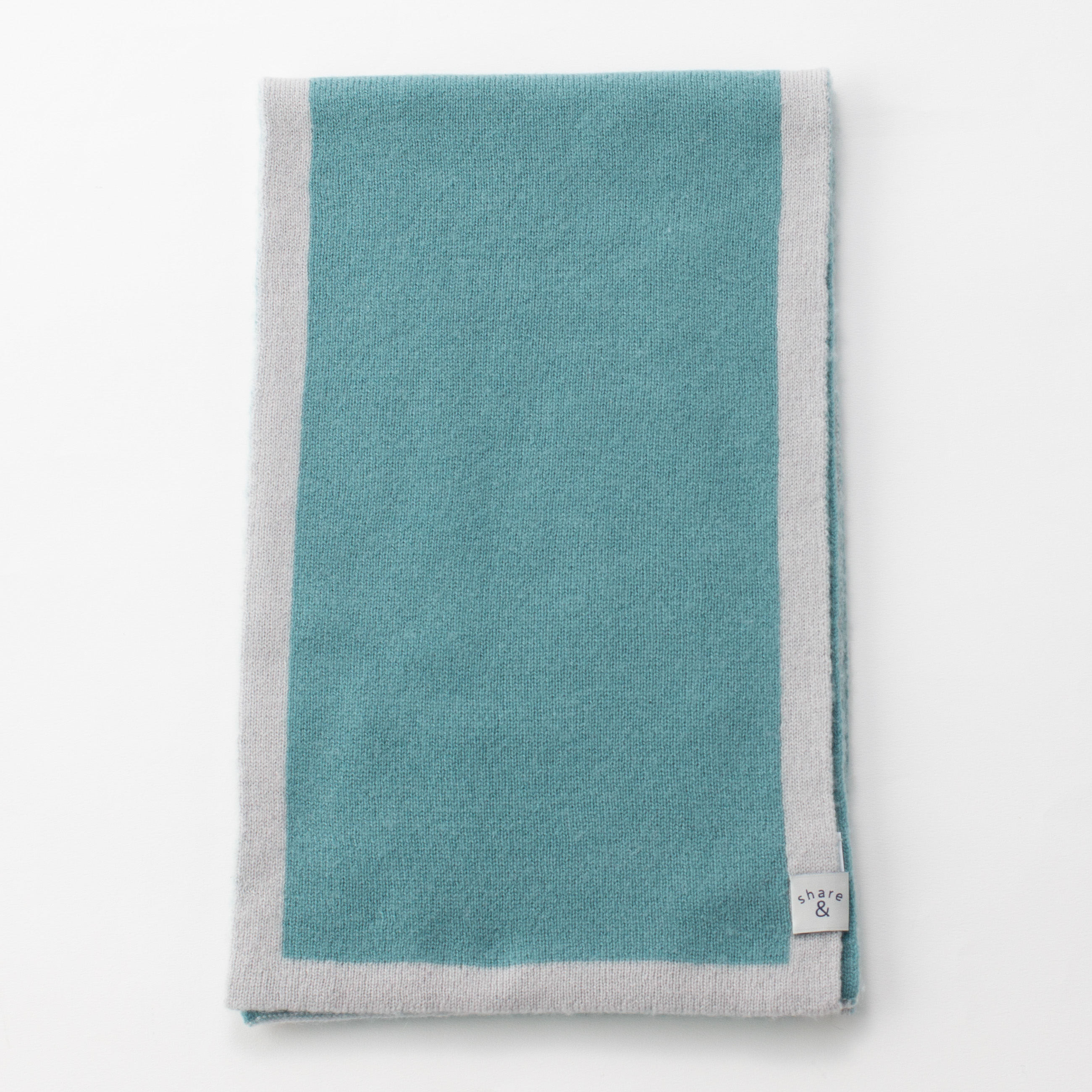 ウールカシミヤリバーシブルマフラー