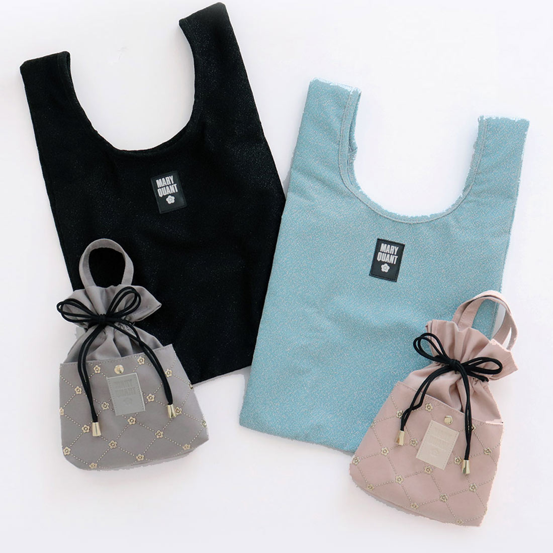 【Holiday】巾着付きエコバッグ