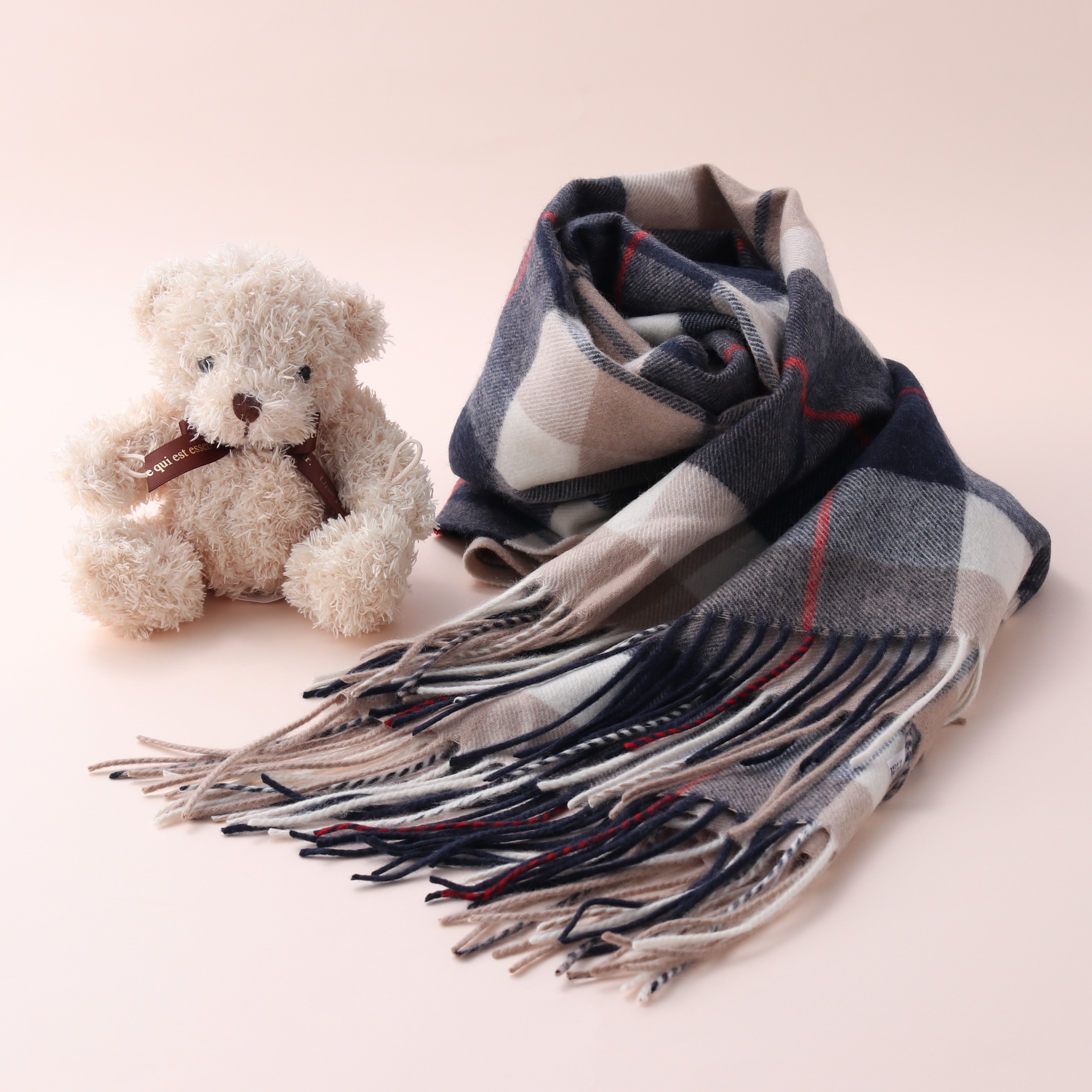 名入れ】大判ストールとテディベアセット | cinnamon（シナモン） TANP