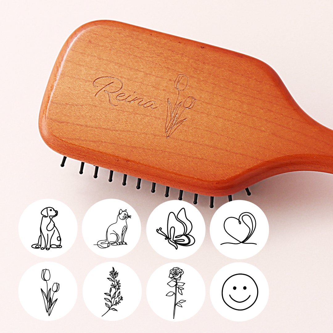 【名入れ&デザイン】アヴェダパドルブラシミニ&HAA入浴剤セット