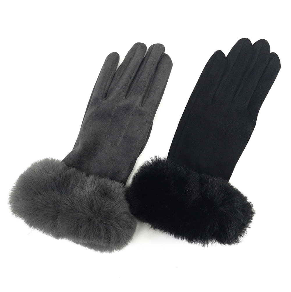 フェイクファースエードグローブ＜スマホ対応＞ | CNK（シーエヌケー