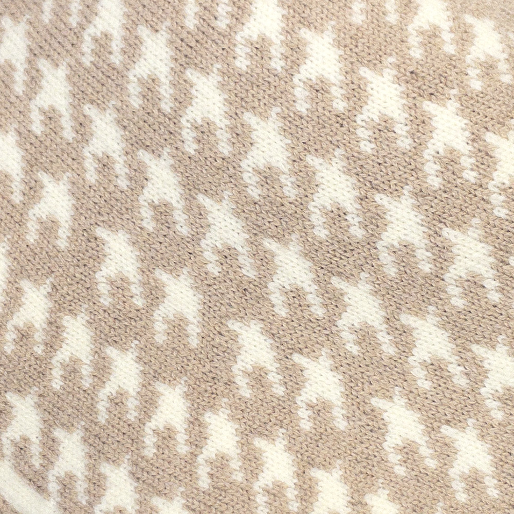 上品に映える 千鳥格子柄サーモハット