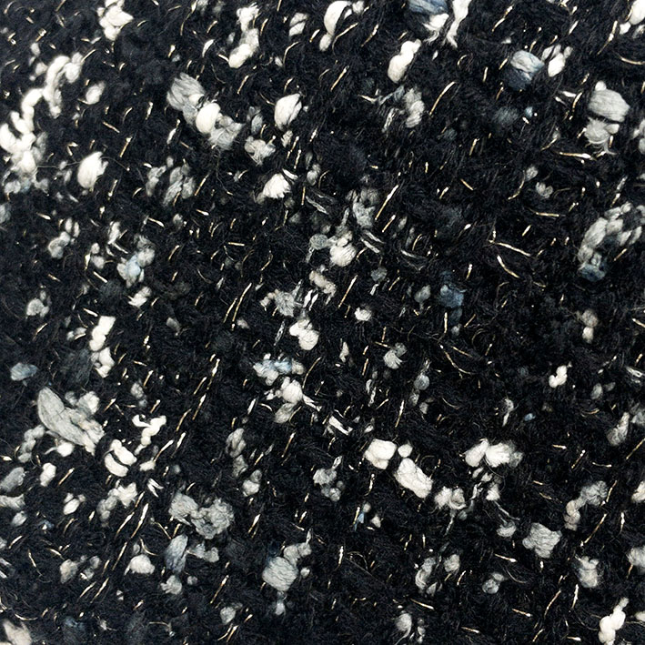 上品に映える ラメツイードサーモハット