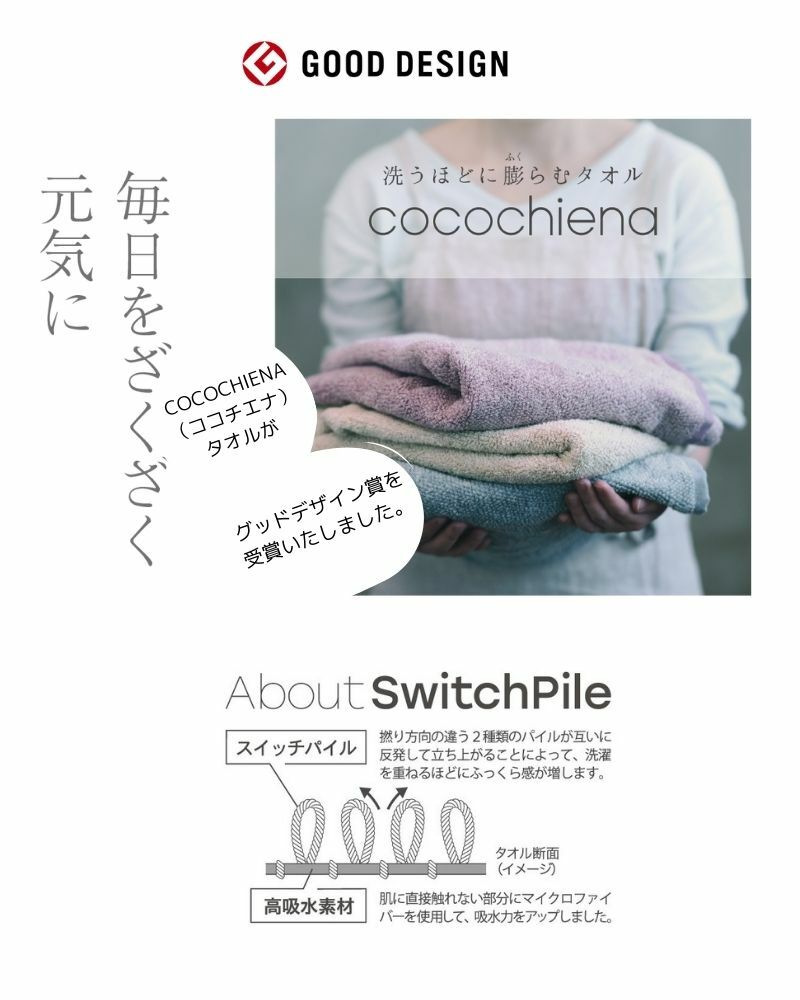 cocochiena ココチエナのバスローブの名入れおむつボックス