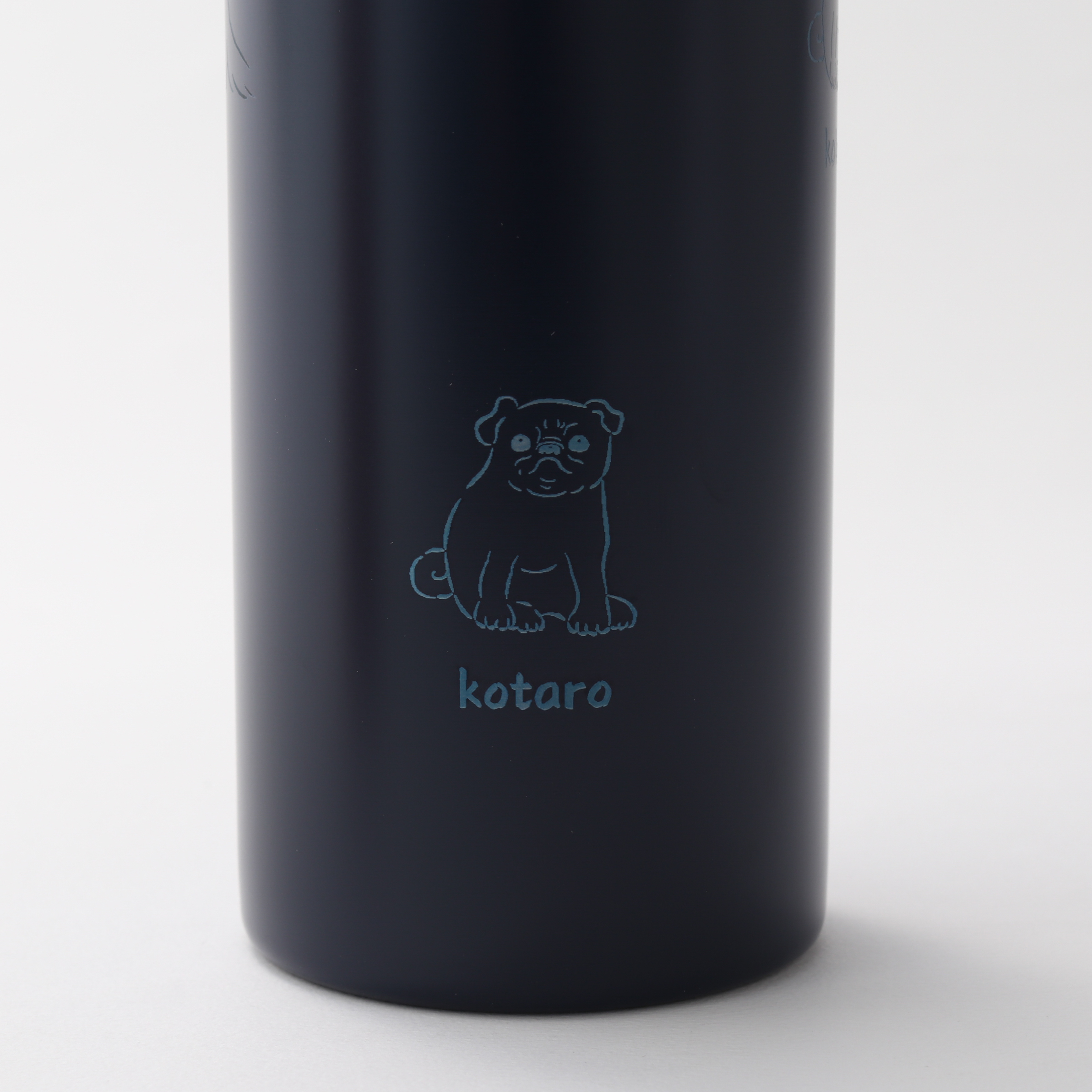 【名入れ】選べる犬種 バイカラーサーモステンレスボトル　500ml