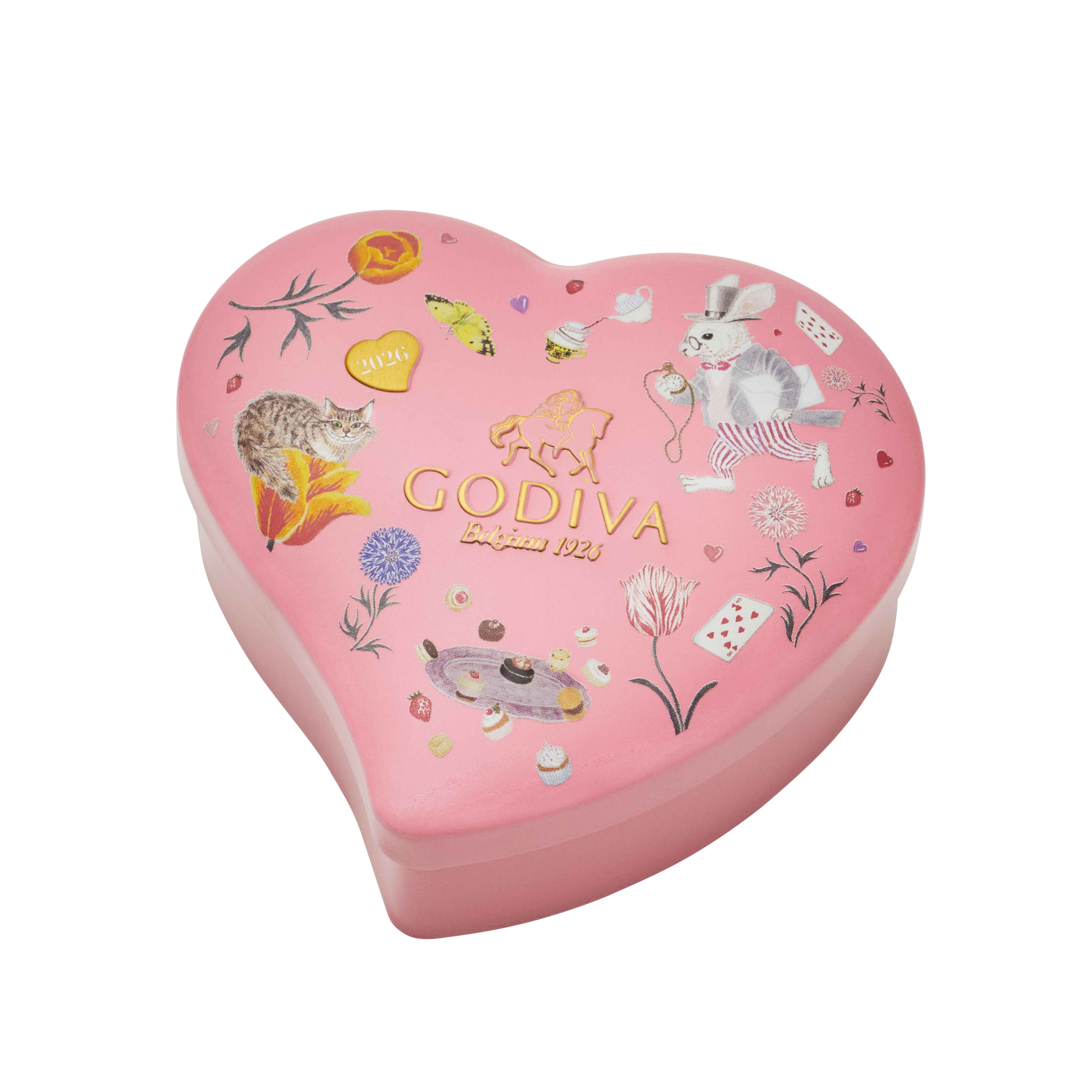 アリスのティーパーティ G キューブ アソートメント ミニハート缶 5粒