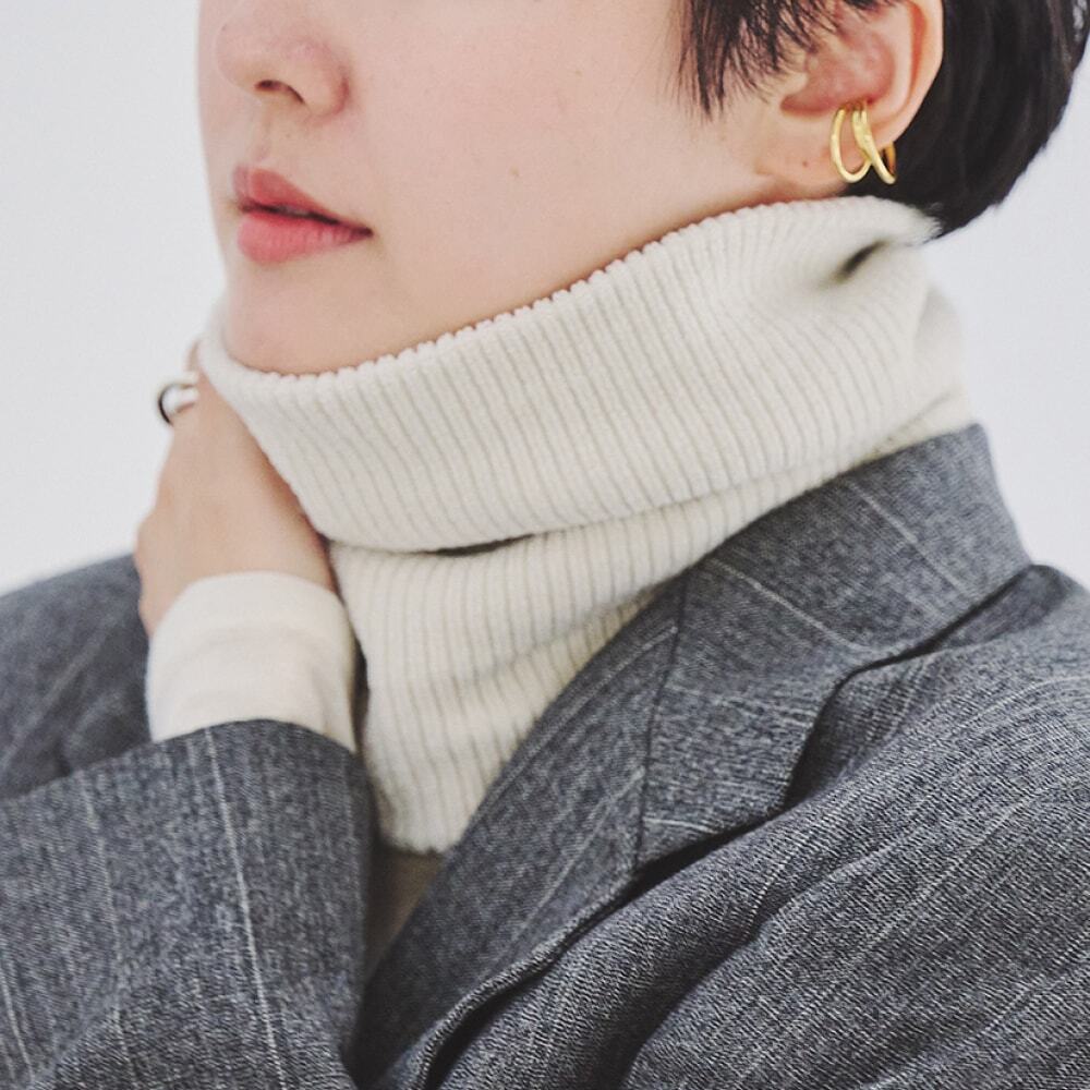 温活ケアアイテム】ネックウォーマー ＜光電子®繊維×鷲尾式起毛