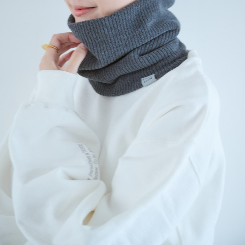 【温活ケアアイテム】ネックウォーマー ＜光電子®繊維×鷲尾式起毛＞ 