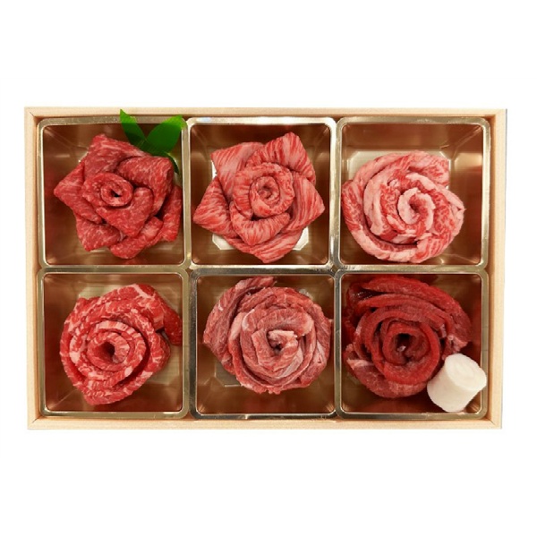 黒毛和牛5種と牛タンの花盛り焼肉用