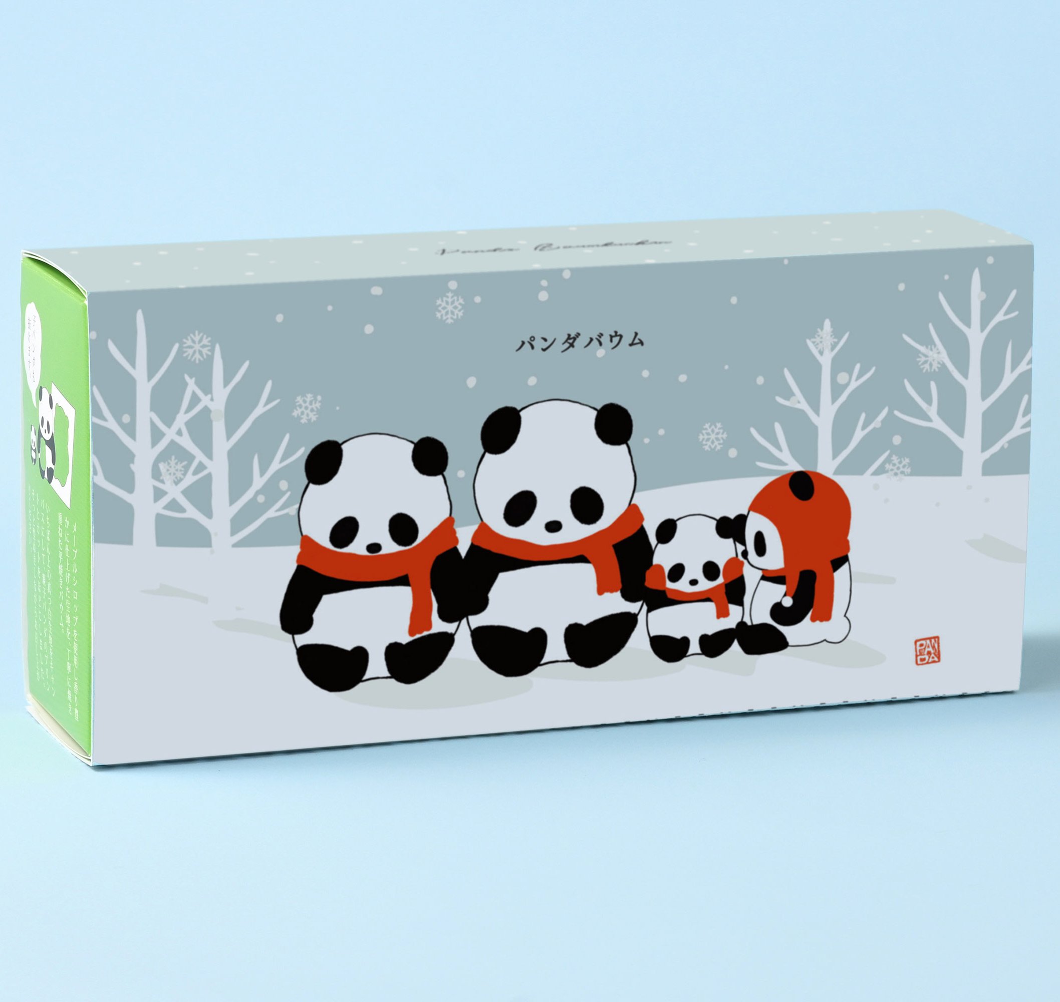 【クリスマスボックス付】あったかカイロとパンダバウムのセット