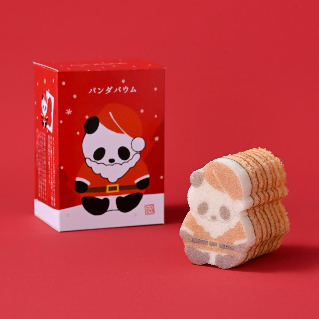 【クリスマスラッピング】アドベントカレンダーとパンダバウムのセット