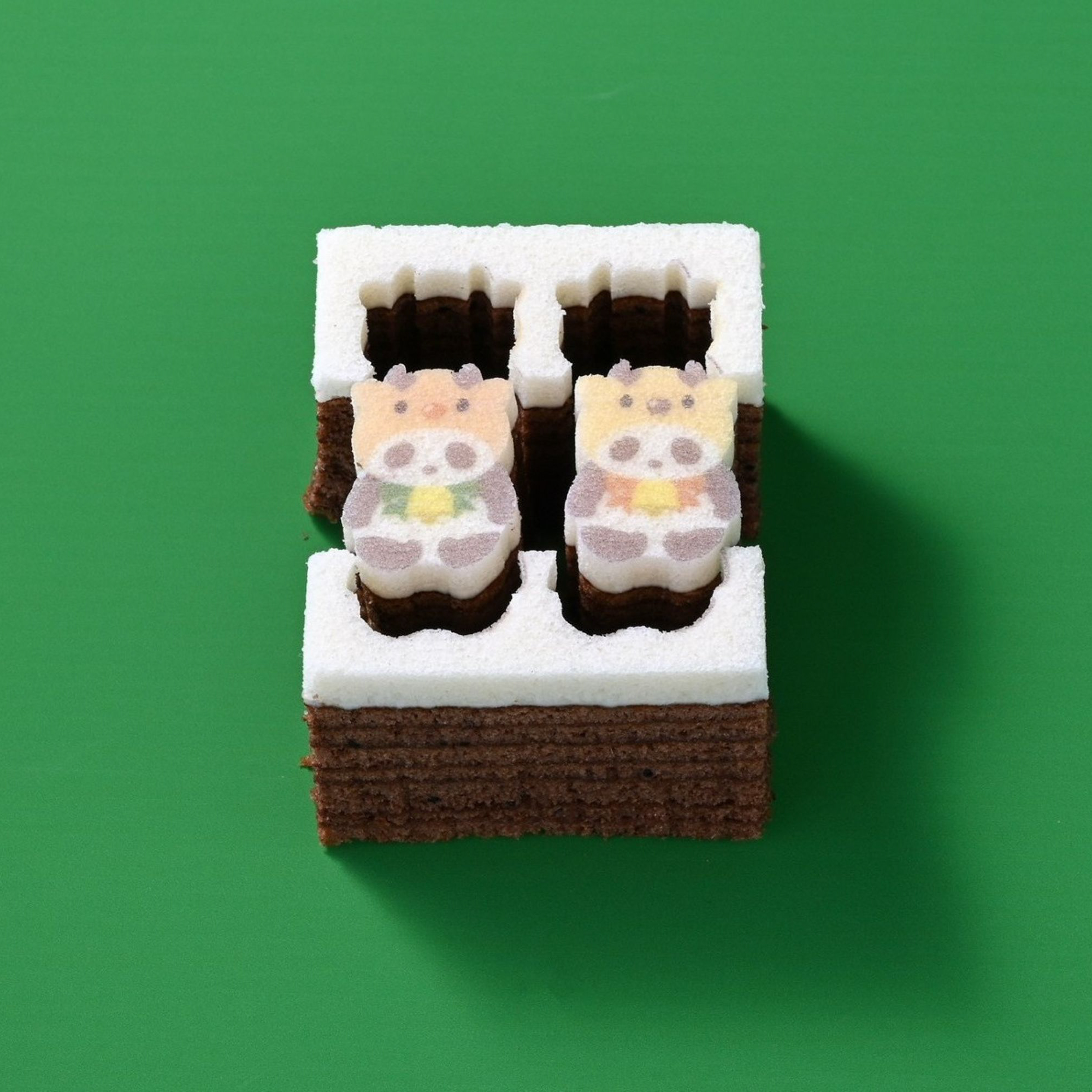 【クリスマスラッピング】アドベントカレンダーとパンダバウムのセット
