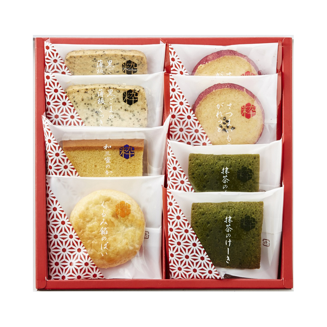 【出産内祝い熨斗付き(名入れ・写真入れ可能)】和菓子ギフト粋撰菓8号