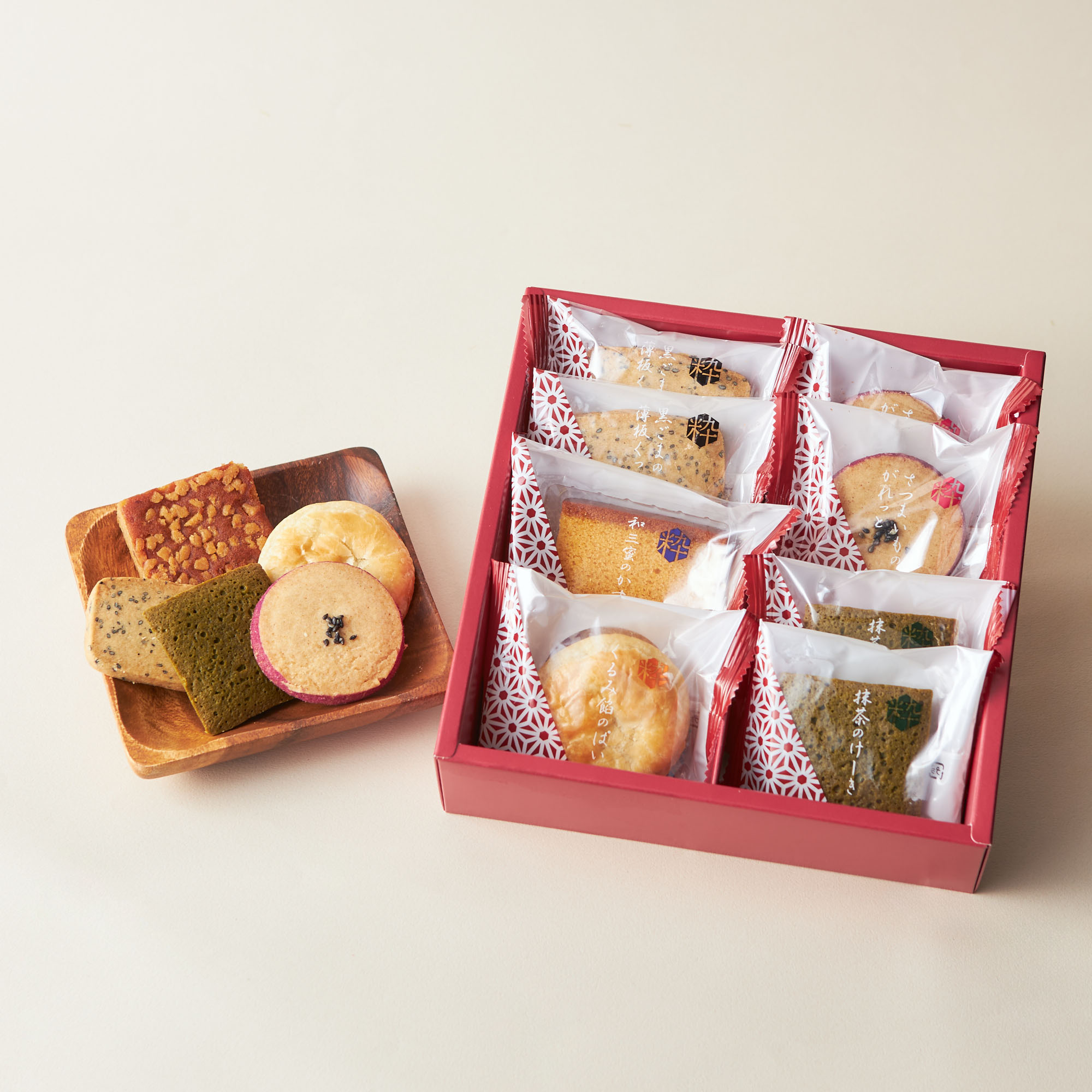 【出産内祝い熨斗付き(名入れ・写真入れ可能)】和菓子ギフト粋撰菓8号