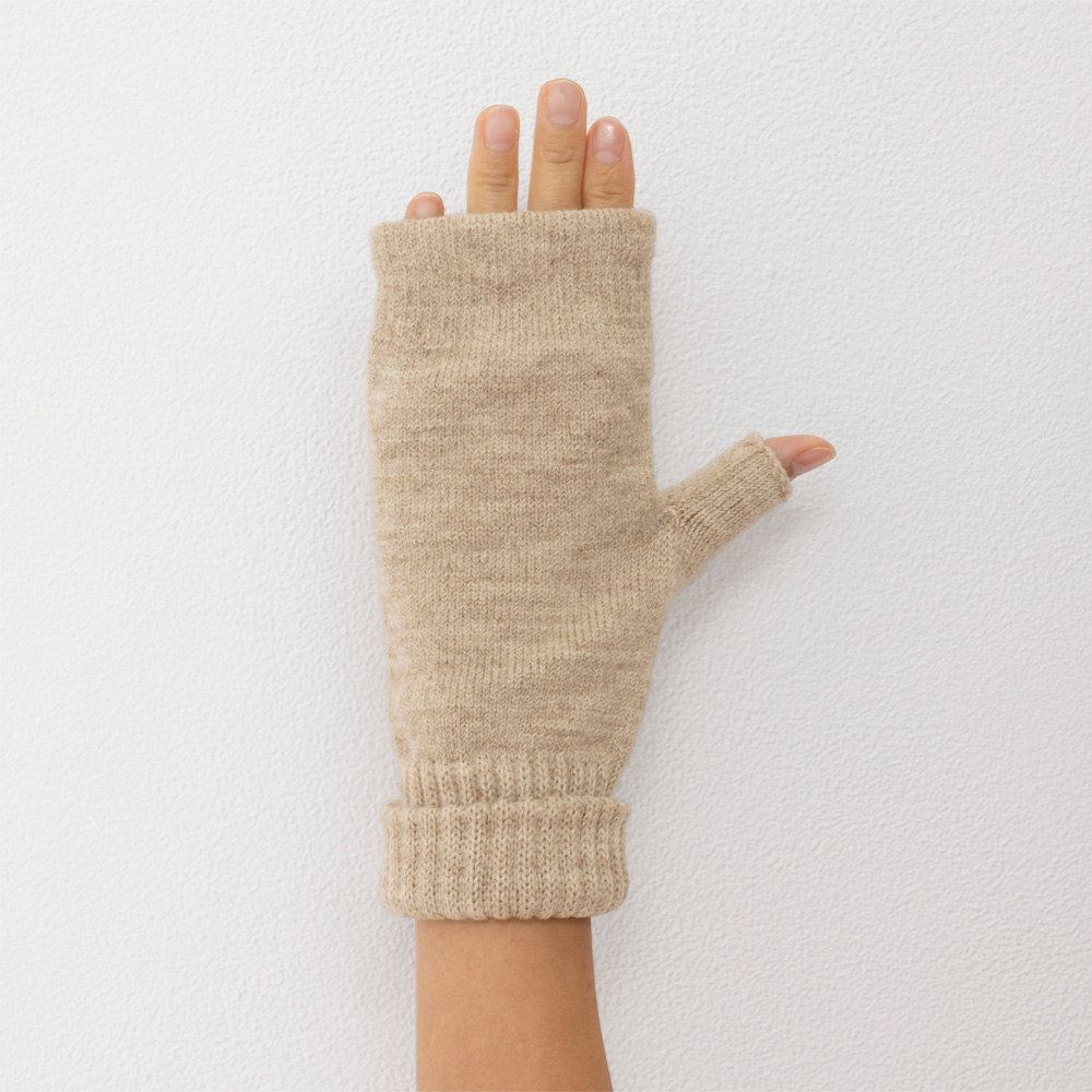 ヤッホーてぶくろ（指あきミトン）