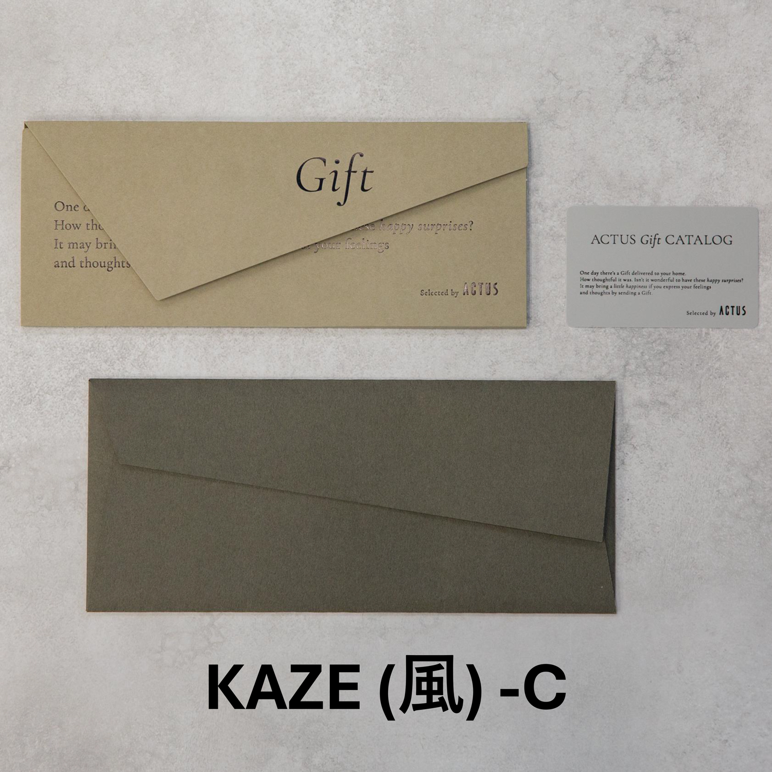 アクタス　ギフトカタログ　e-order choice　＜KAZE[風]-C＞