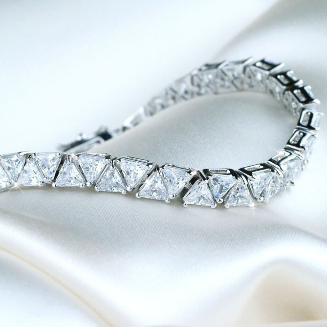 【Clementia】ダイアナトリリアントカットブレスレット