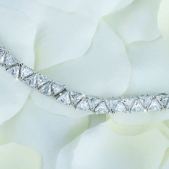 【Clementia】ダイアナトリリアントカットブレスレット