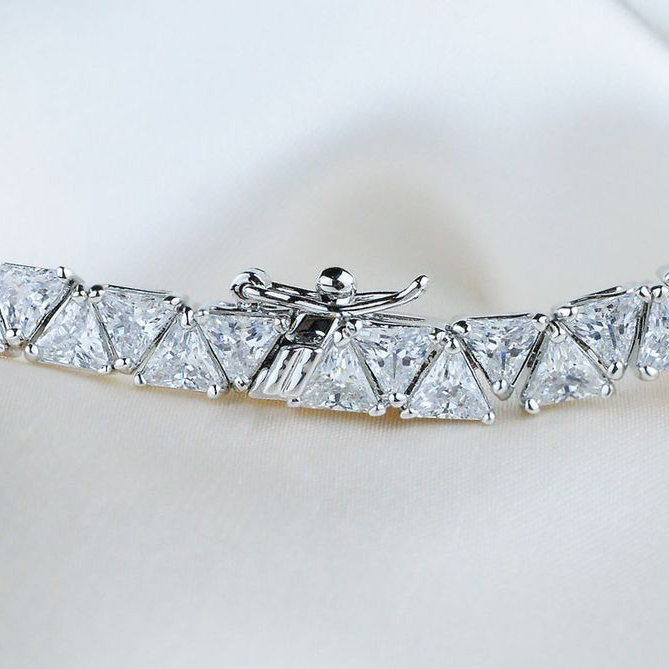 【Clementia】ダイアナトリリアントカットブレスレット