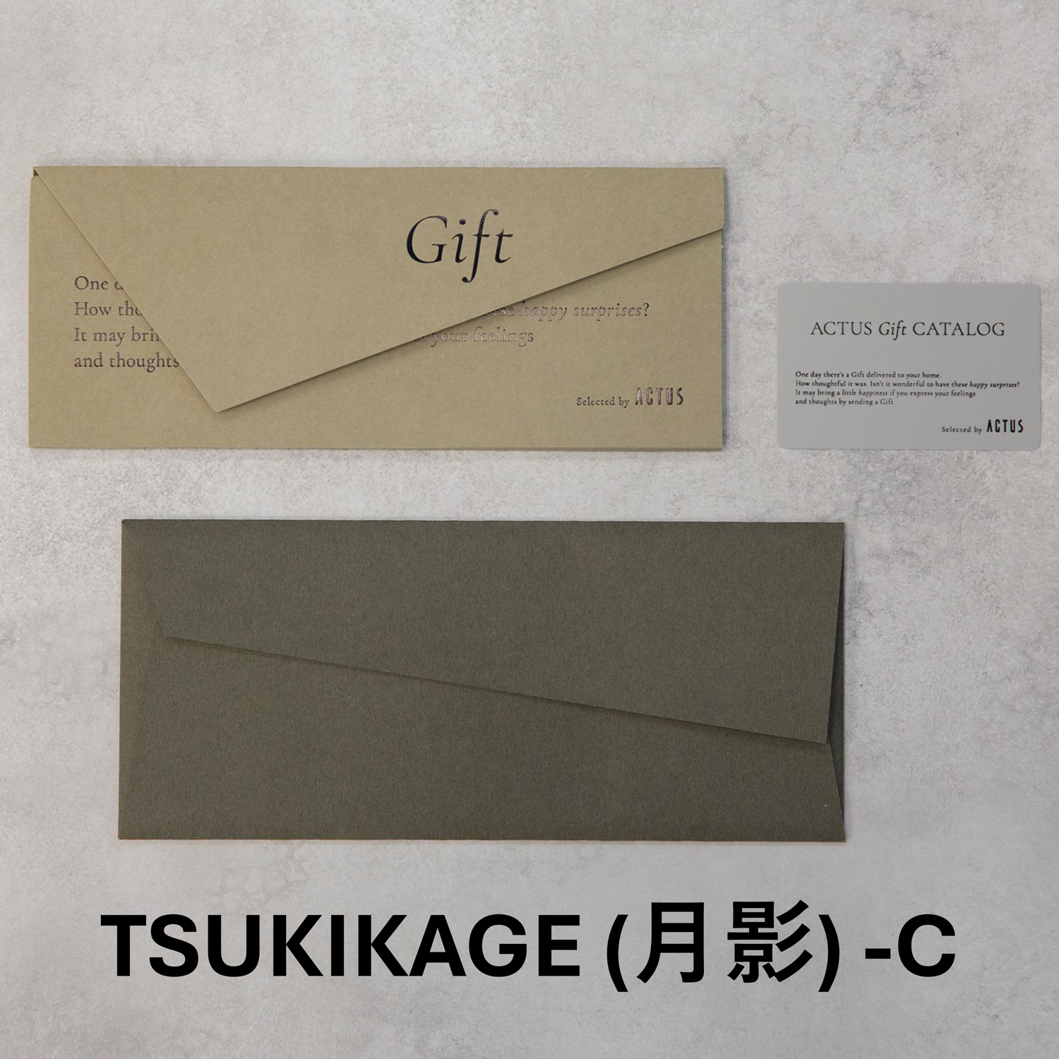 アクタス　ギフトカタログ　e-order choice　＜TSUKIKAZE[月影]-C＞