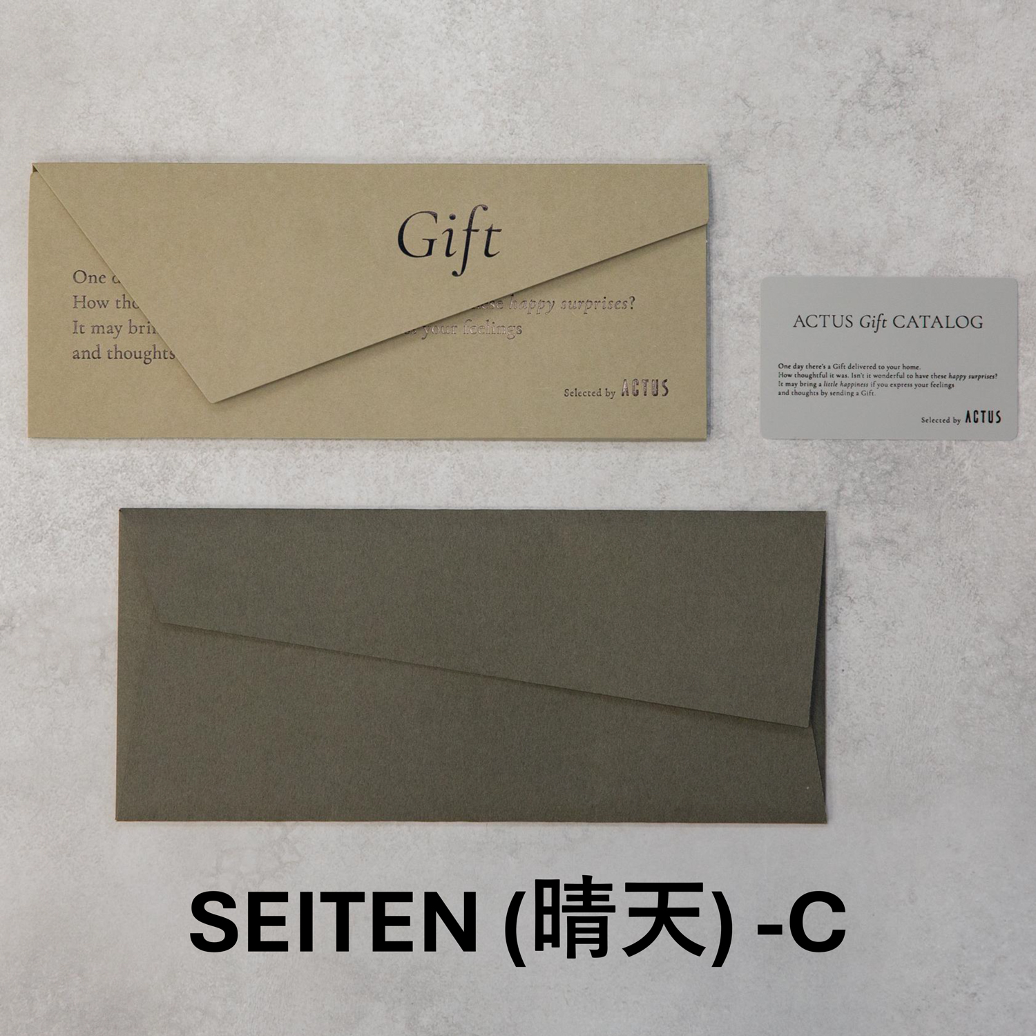 アクタス　ギフトカタログ　e-order choice　＜SEITEN[晴天]-C＞
