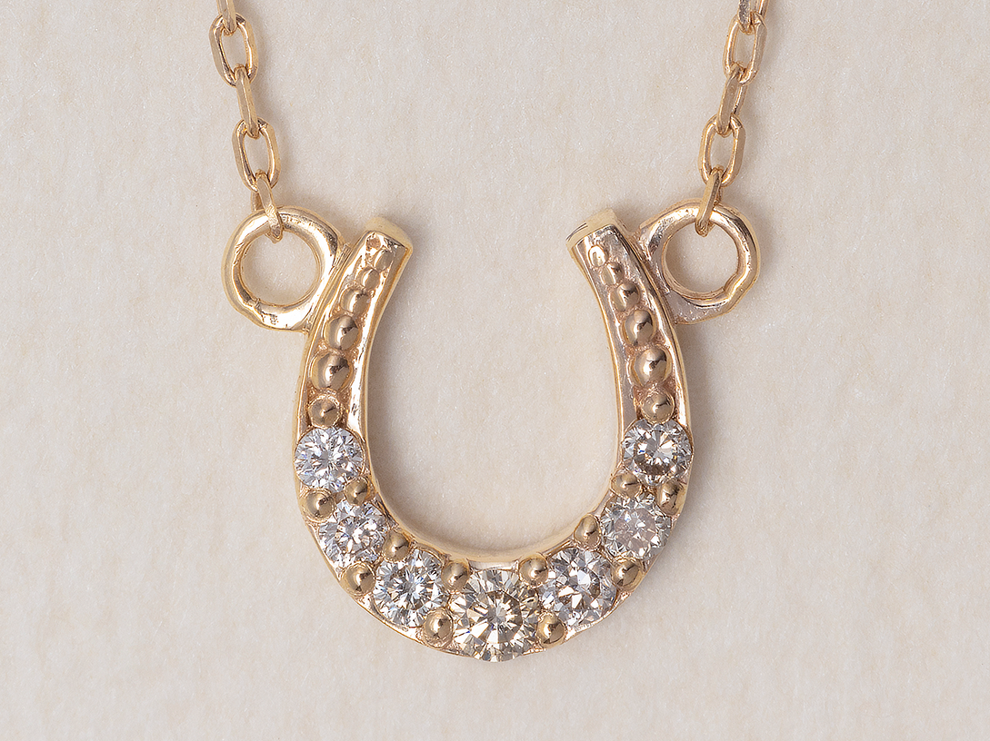 【即納最新品】648.K10PG ダイヤモンド ネックレス Diamond Necklace アクセサリー