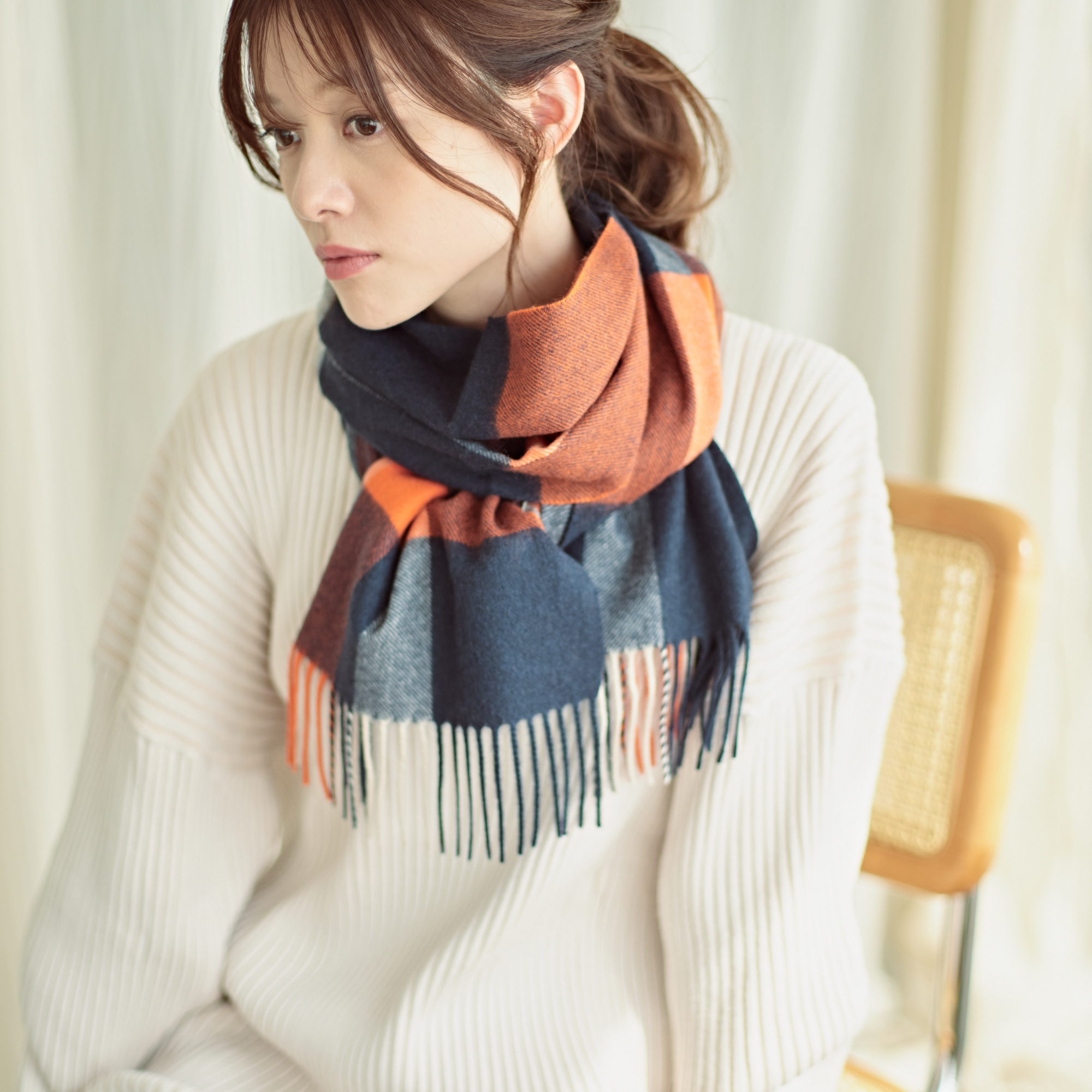 【名入れ】選べるカタログとマフラーセット