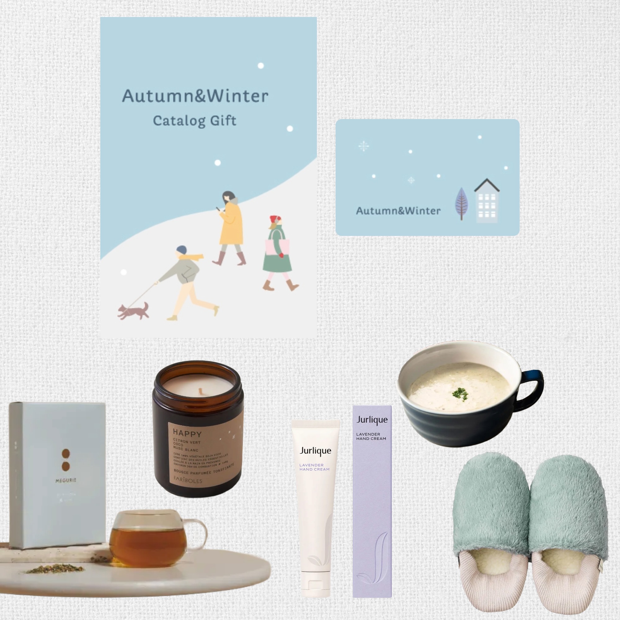 【名入れ】選べるカタログとマフラーセット