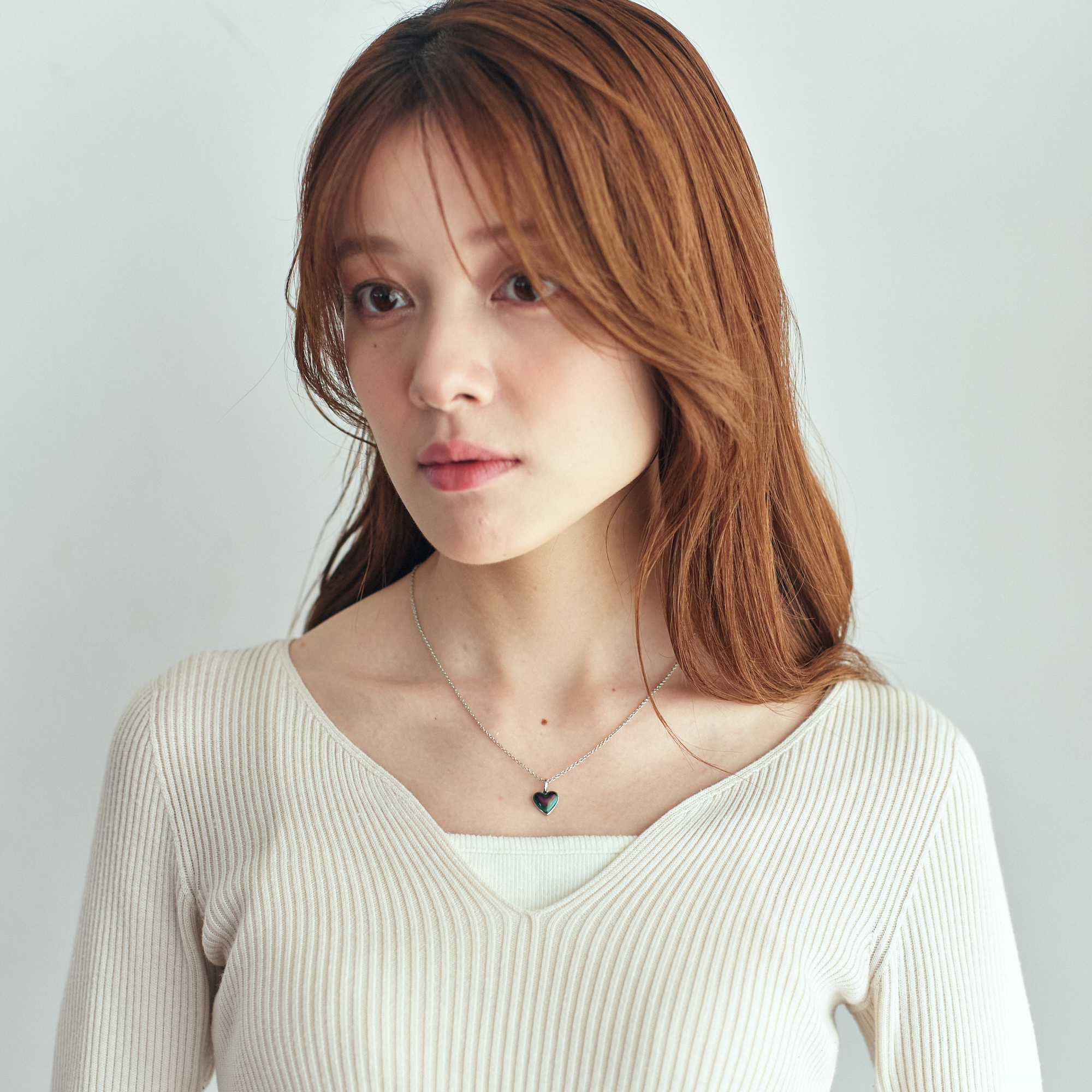 【限定ハートケース】温度で色が変わるアクセサリー“ムードネックレス”