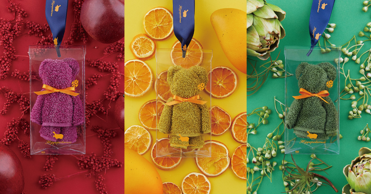 チーフベアハンカチタオル＜ギフトパッケージ＞