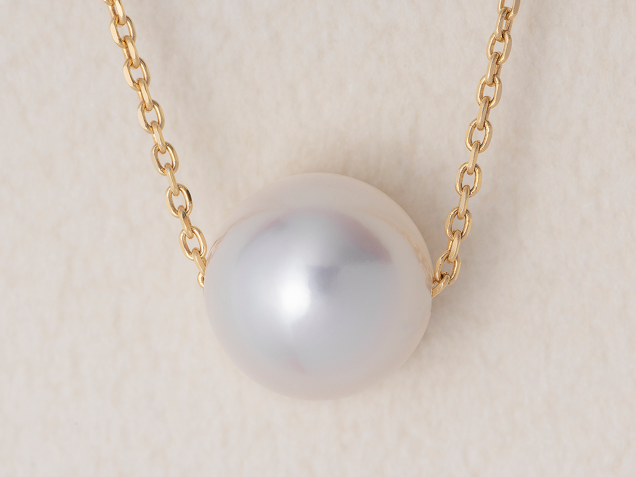 K18YGアコヤパール ペンダントネックレス