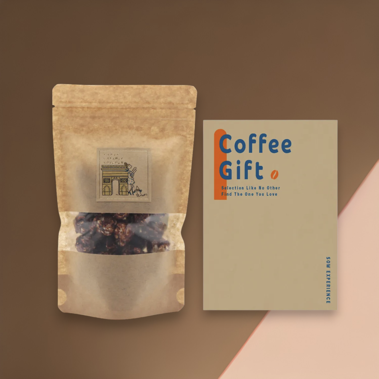 【スペシャルなコーヒーとスイーツを楽しめる】コーヒーチケットとポップコーンのセット