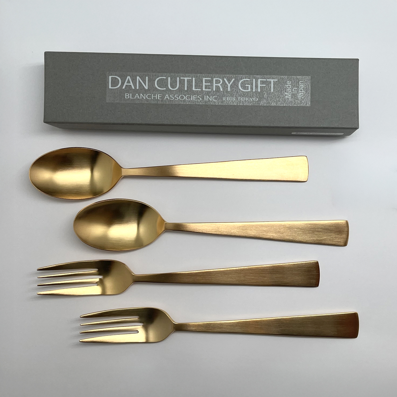 DAN　ティースプーン＆ケーキフォーク4PSET GD