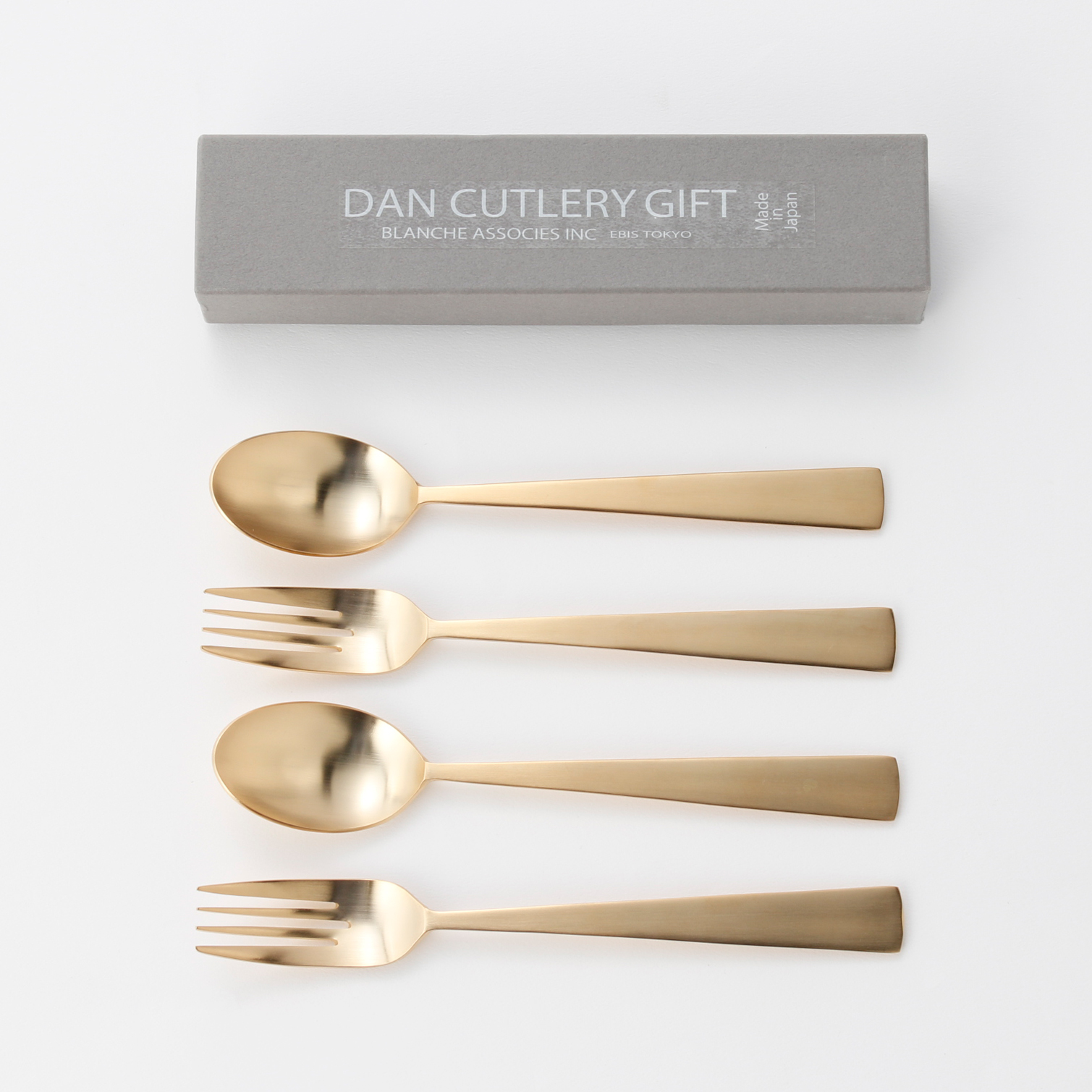 DAN　ディナースプーン＆フォーク4PSET GD