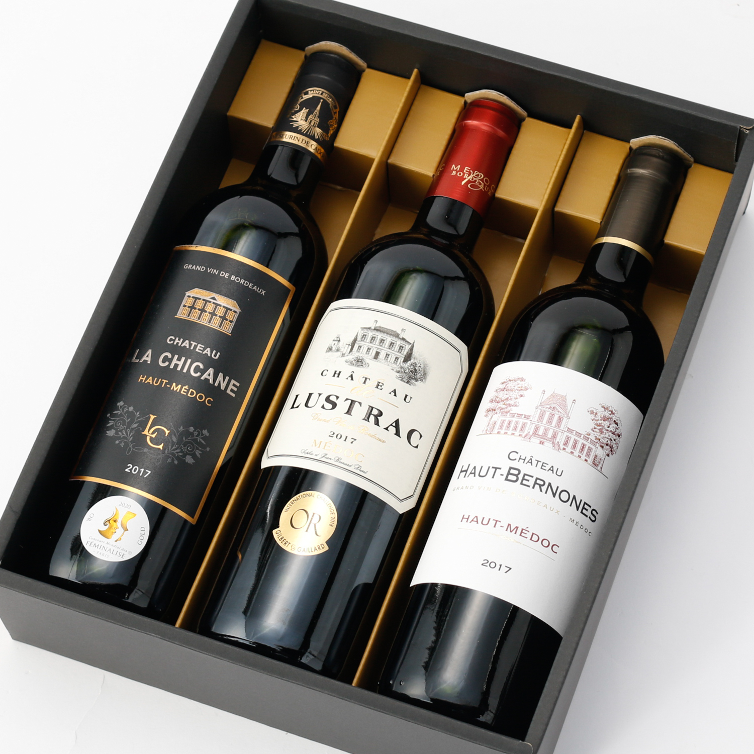 【タンプ限定】「GRAND　CERCLE」ヴィンテージ２０１７年 ボルドー赤ワイン３本セット