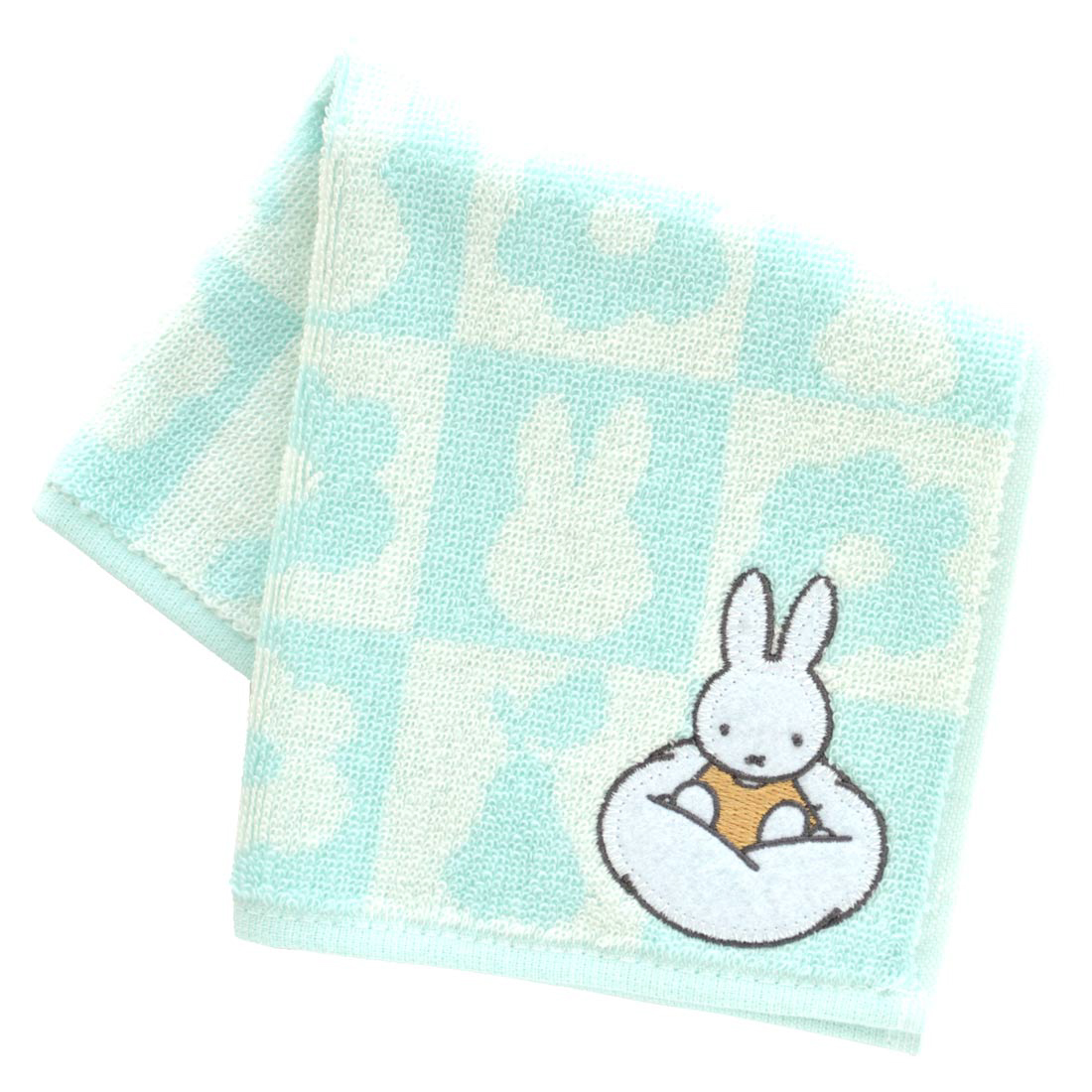 パウダーカラーのミッフィータオルハンカチ【BOX付き】