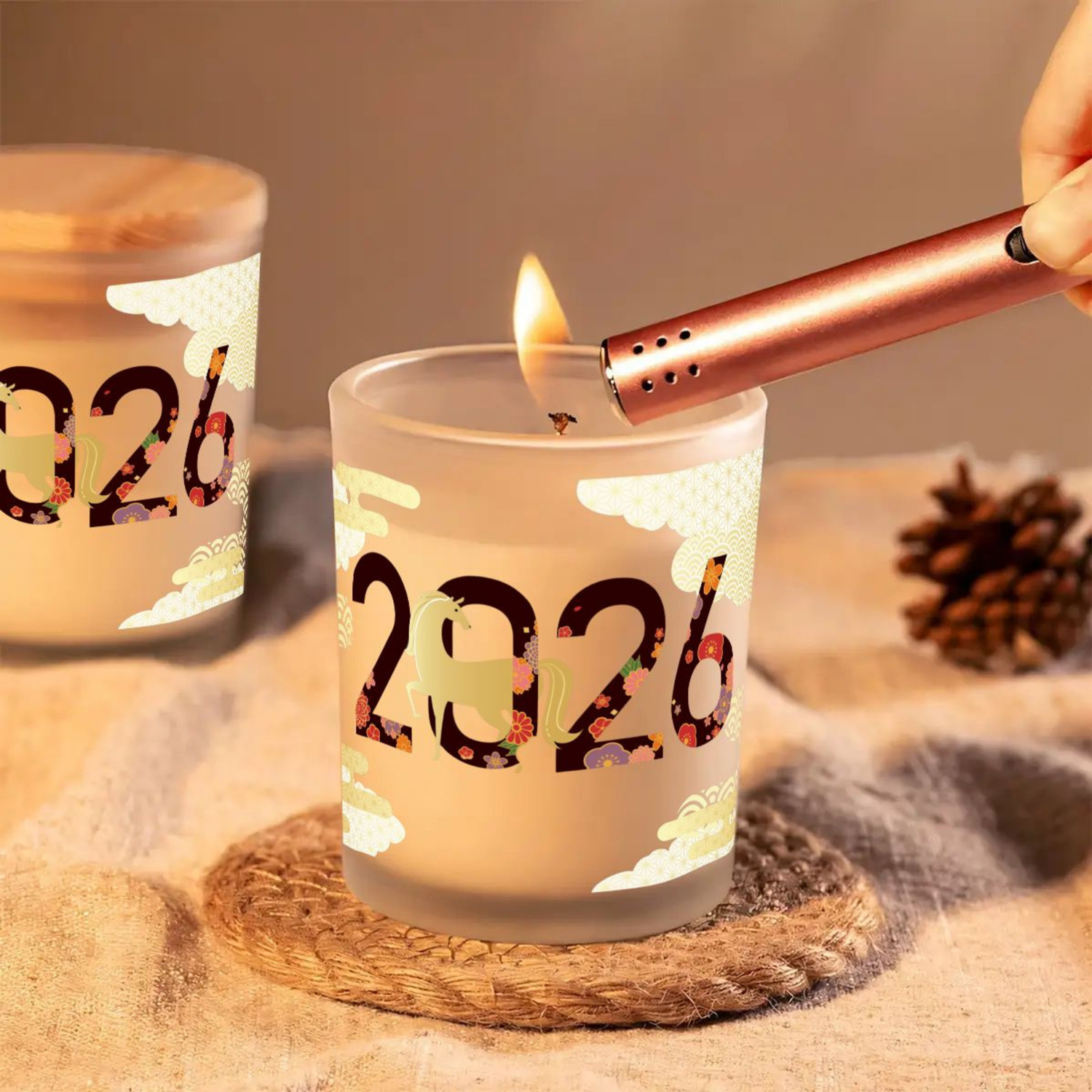 2026年 干支・午キャンドル | MON AROME CHERI candle（モナローム