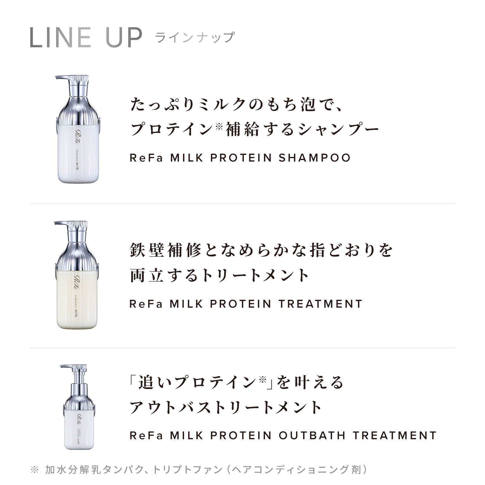 ReFa MILK PROTEIN SHAMPOO リファミルクプロテイン シャンプー 500mL