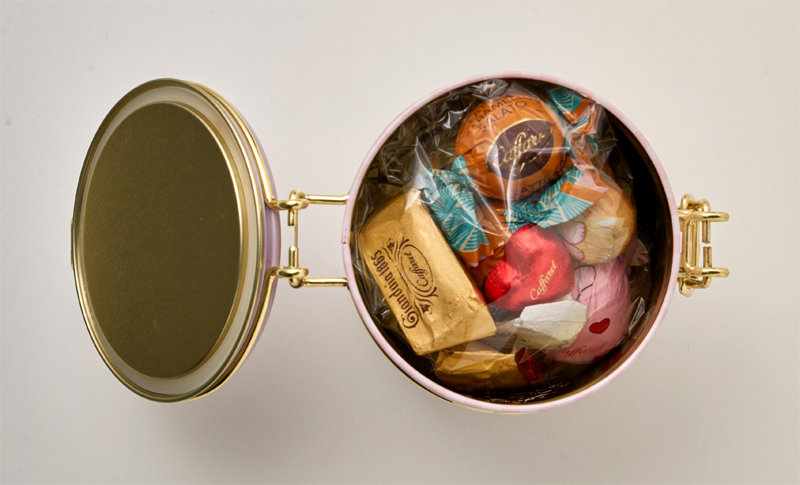 カファレル ねこのティータイム キャニスター缶