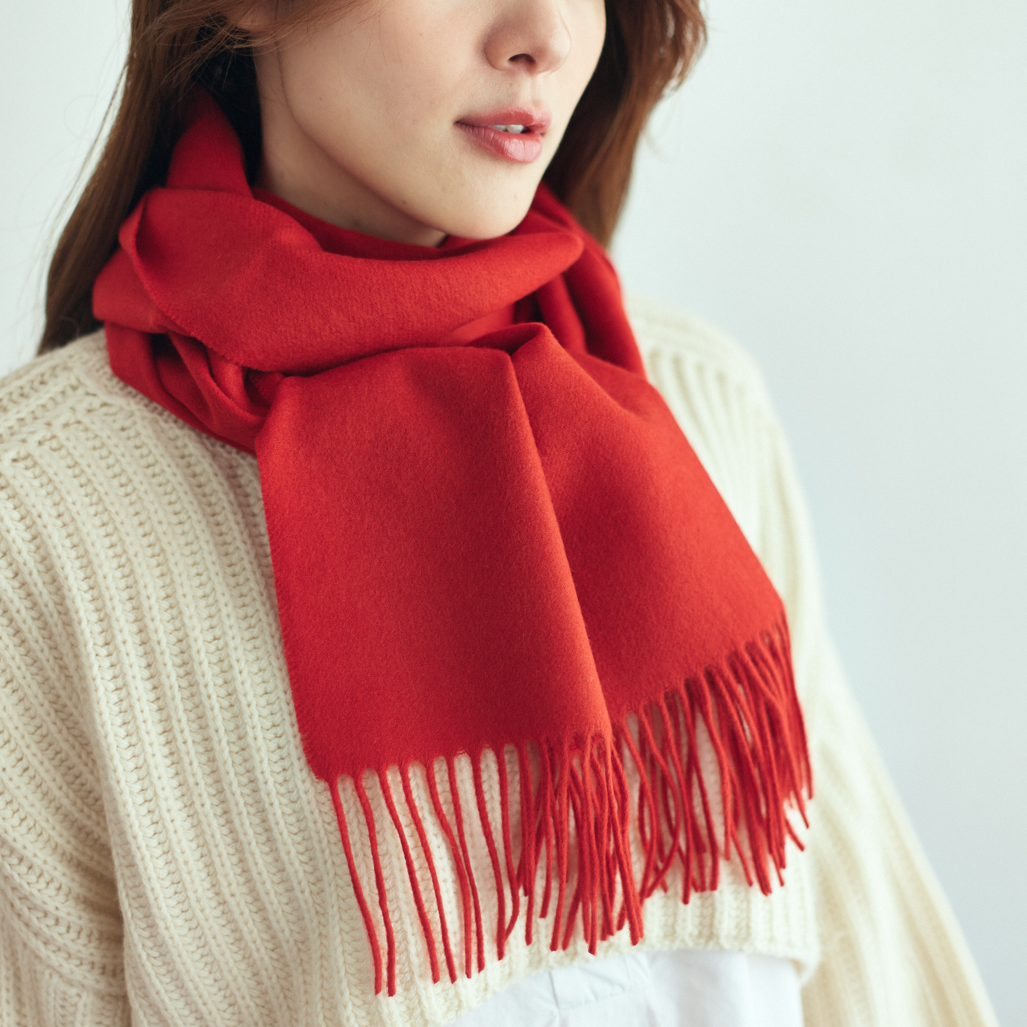 贅沢なバスタイムに！バスボム9個セット・カシミヤ100%マフラーセット