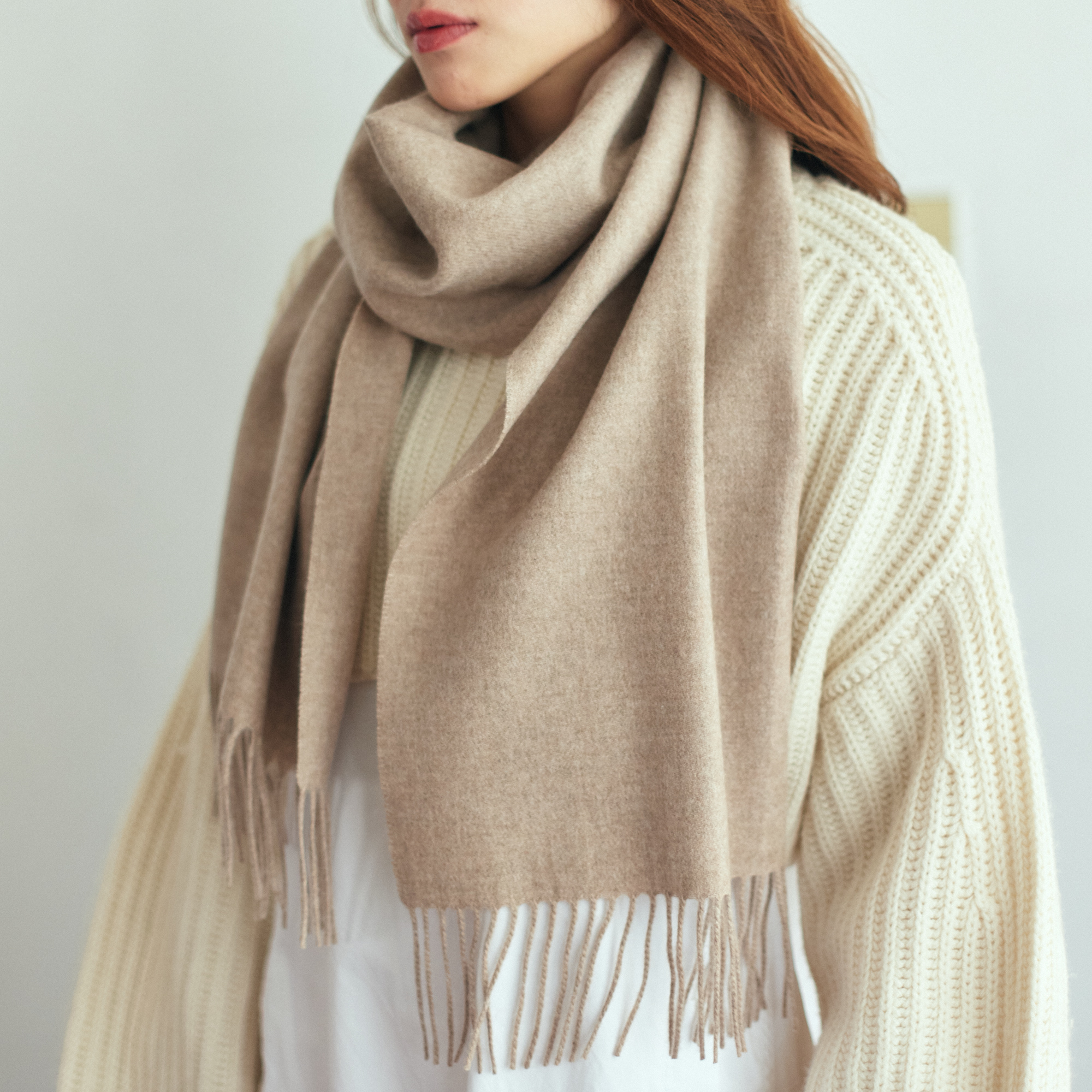 贅沢なバスタイムに！バスボム9個セット・カシミヤ100%マフラーセット