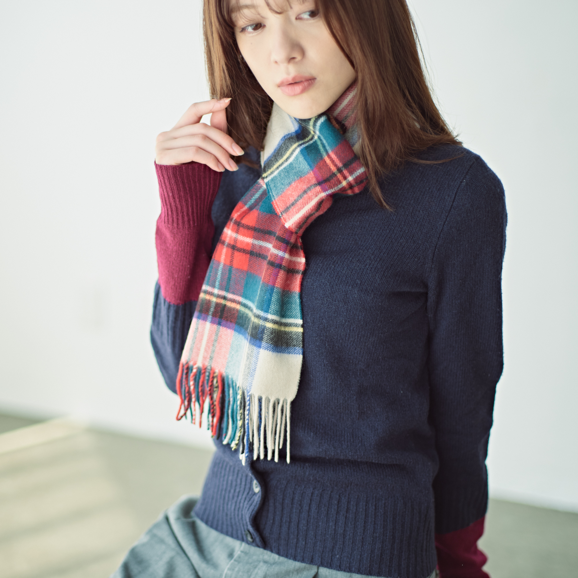 贅沢なバスタイムに！バスボム9個セット・カシミヤ100%マフラーセット