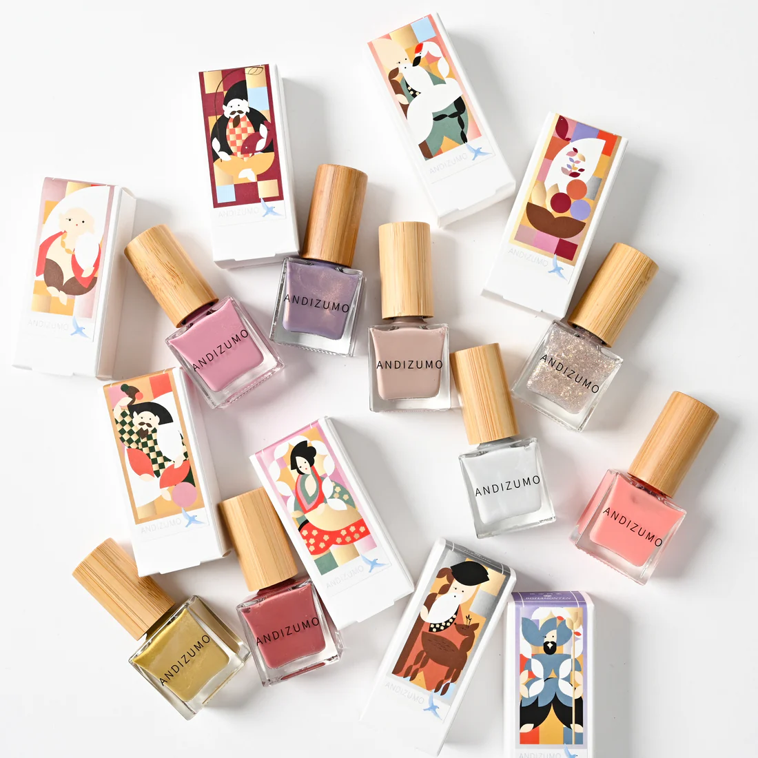 毎日”着替える”水性ネイルカラー ANDIZUMO 七福神シリーズ