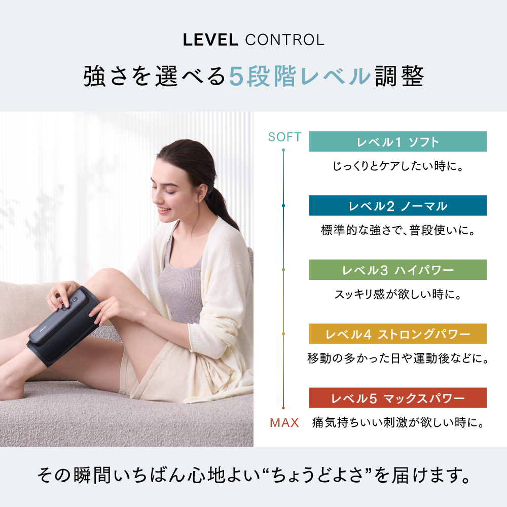 MYTREX RAKUNO LITE ポータブルふくらはぎケア