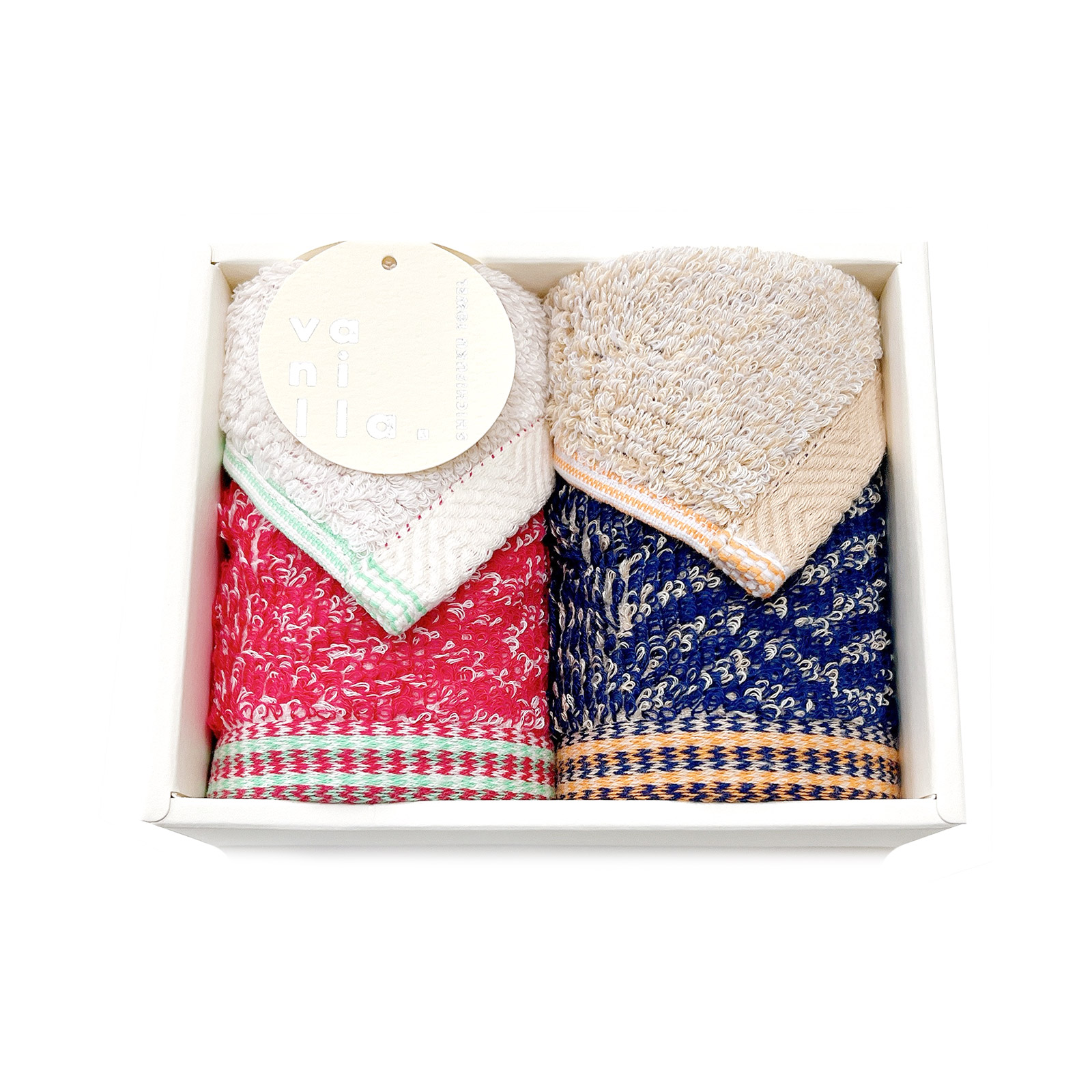 ボニー　オーガニックコットンのハンカチタオルセット