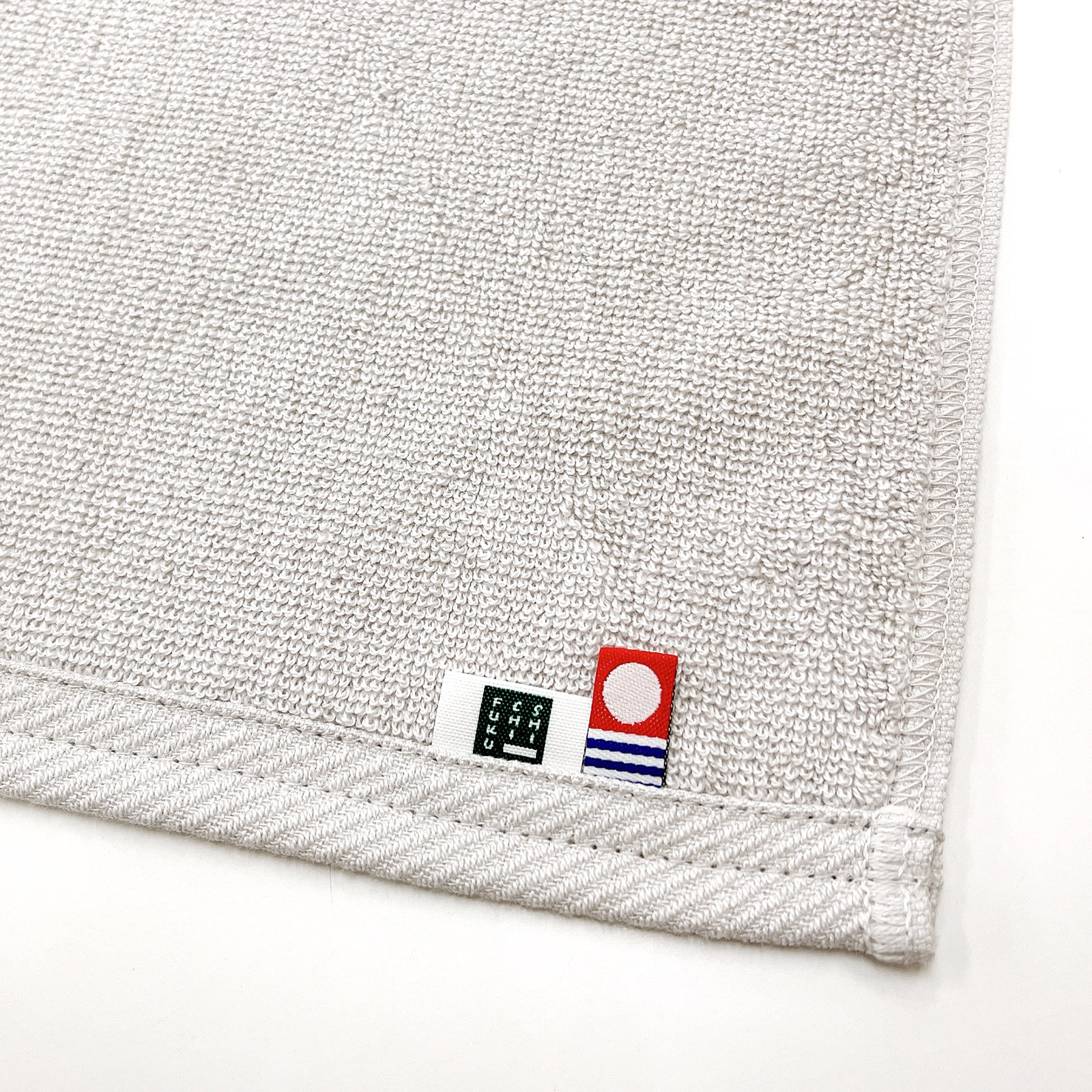 ホテルリゾート　高級ホテル仕様フェイスタオルセット　ライトグレー＆ブラウン