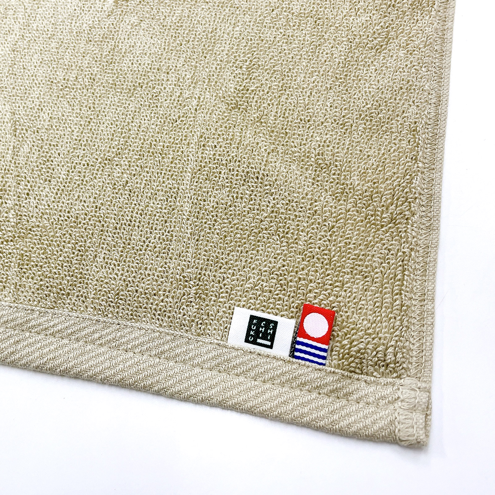 ホテルリゾート　高級ホテル仕様バスタオルセット　オリーブグレー＆ライトグレー 