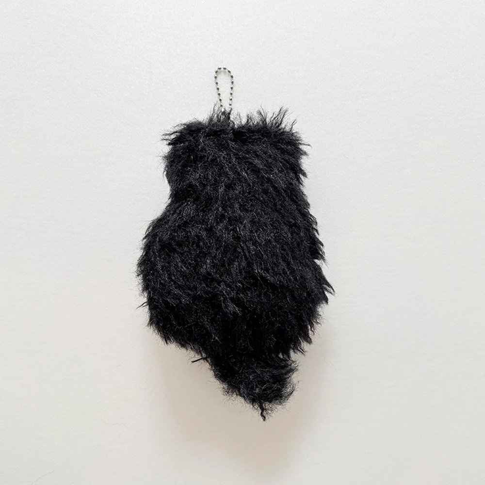 もふもふ猫チャームとスカルプブラシのセット