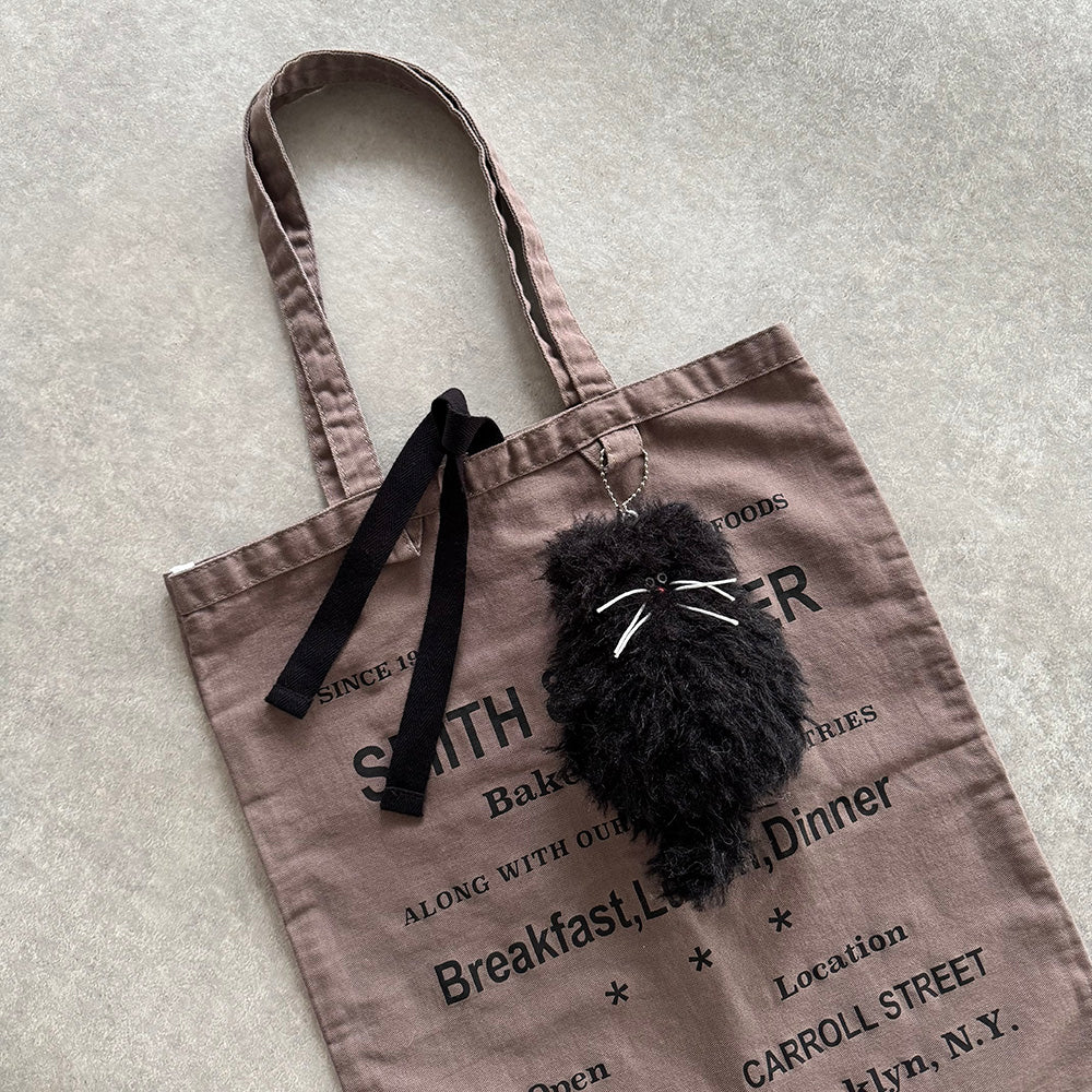 もふもふ猫チャームとスカルプブラシのセット