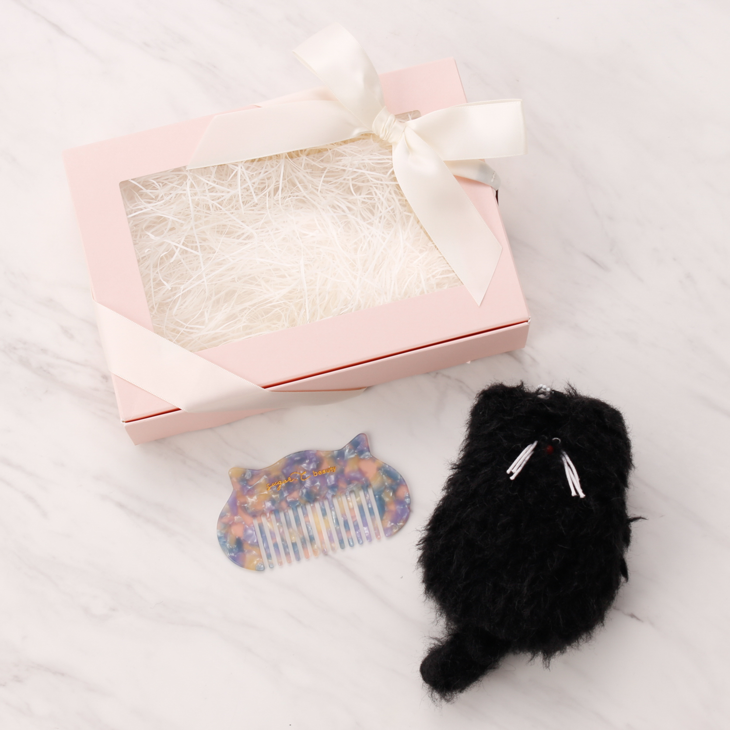 もふもふ猫チャームとコームのセット | Finissage（フィニサージュ